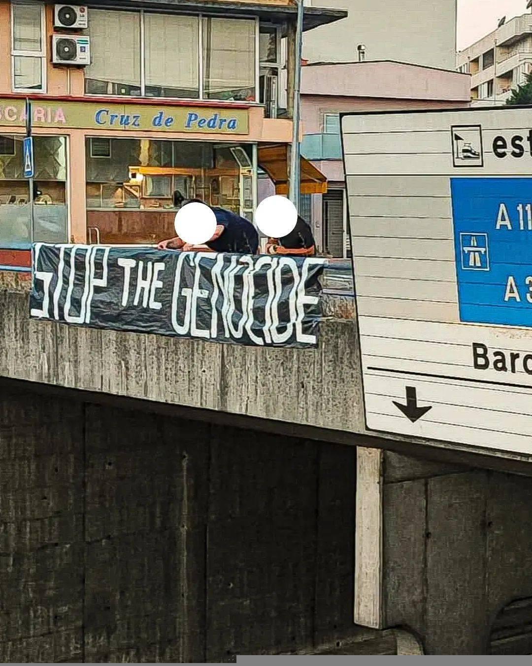 Repressão a protesto pacífico no Estádio Municipal